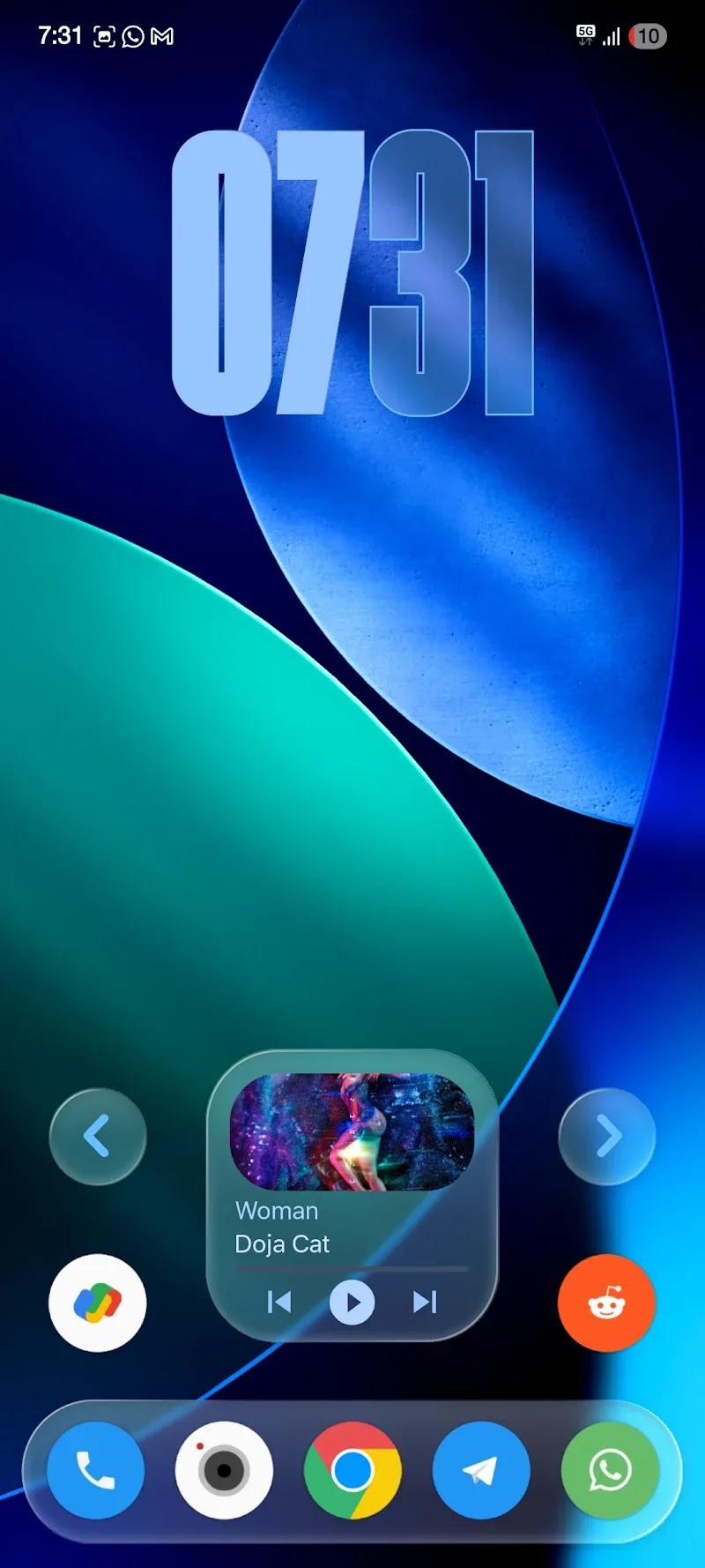 Liquid Glass for KLWP Screenshot 1