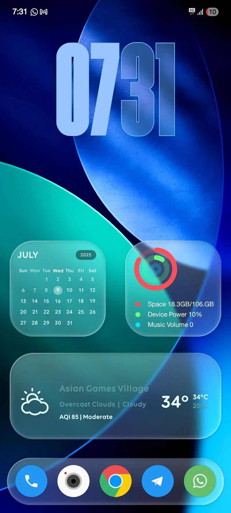 Liquid Glass for KLWP Screenshot 2