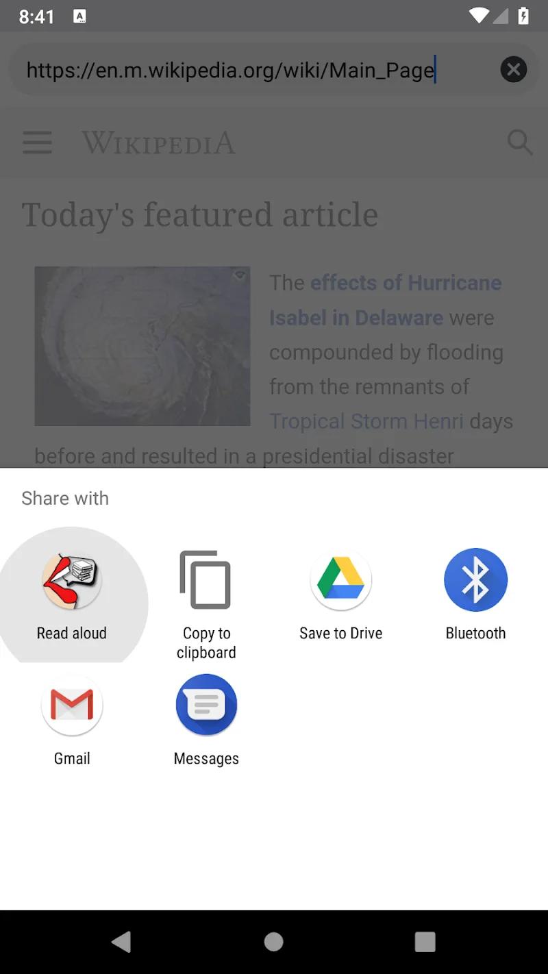 Voice Reader reads texts aloud Screenshot 2