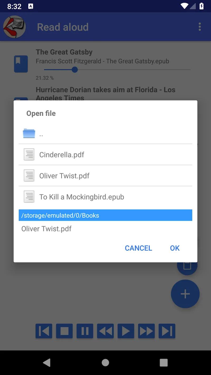 Voice Reader reads texts aloud Screenshot 3