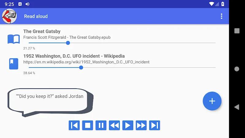 Voice Reader reads texts aloud Screenshot 4