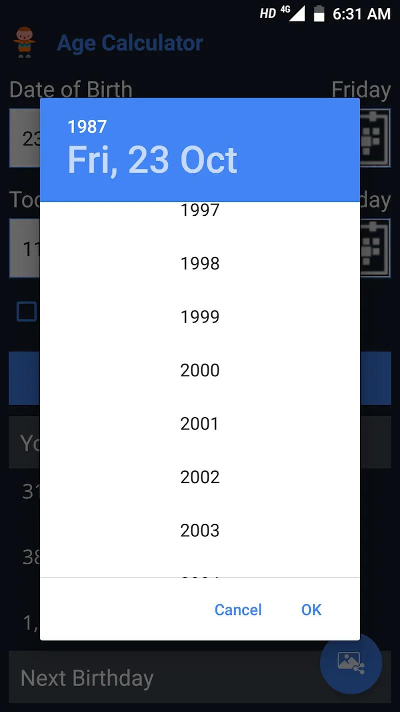 Age Calculator Pro Screenshot 3