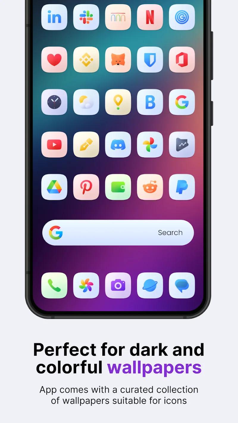 Ares Light: Pastel Icon Pack Screenshot 2