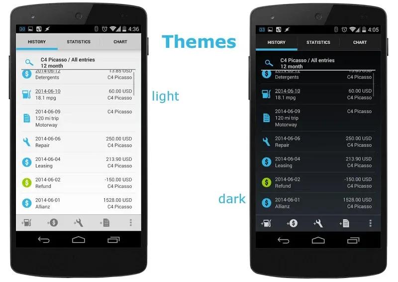 Car costs and fuel log PRO Screenshot 2