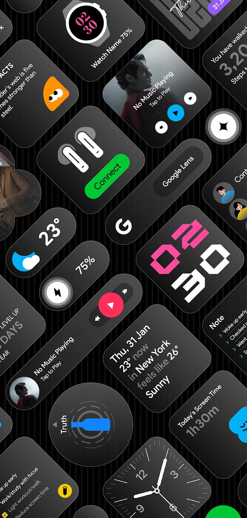 Glass Widgets Screenshot 3