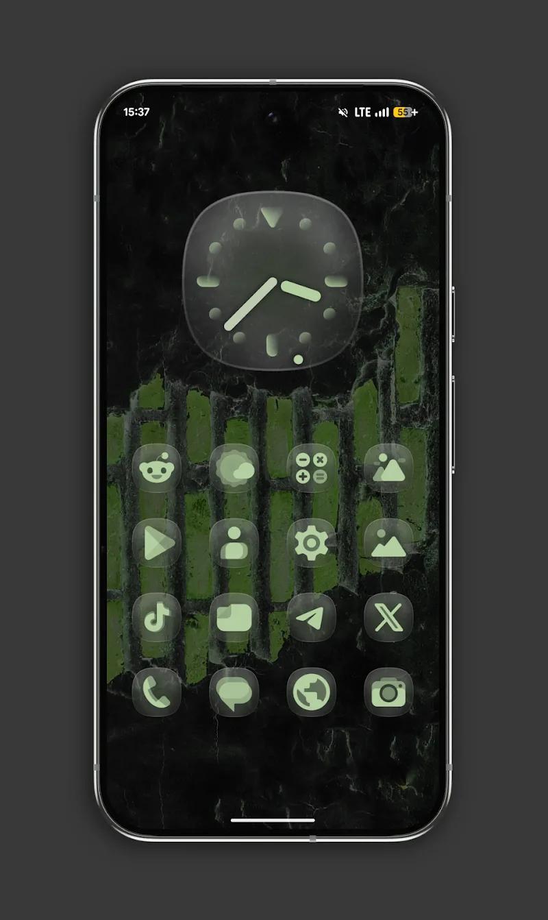 Glassy MaterialYou Icons Screenshot 2
