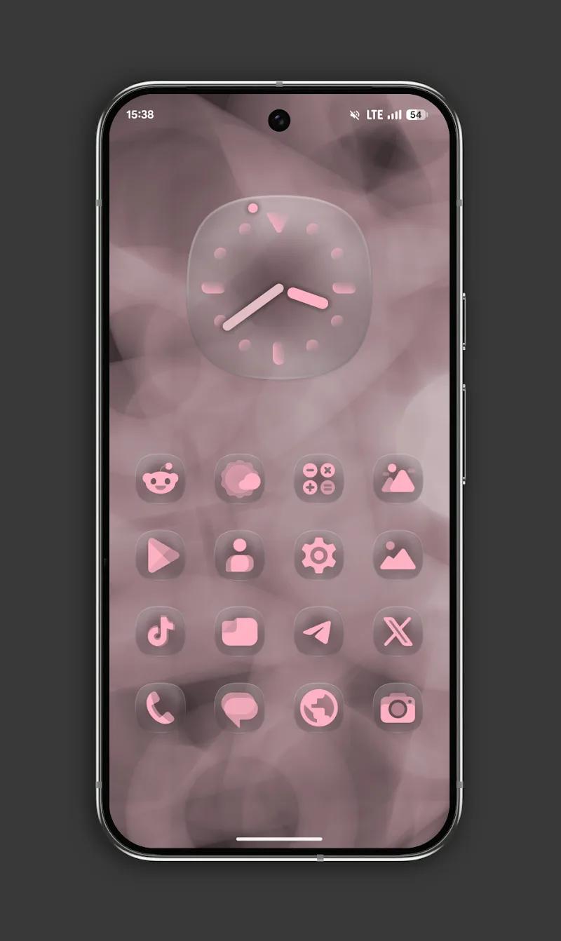 Glassy MaterialYou Icons Screenshot 4