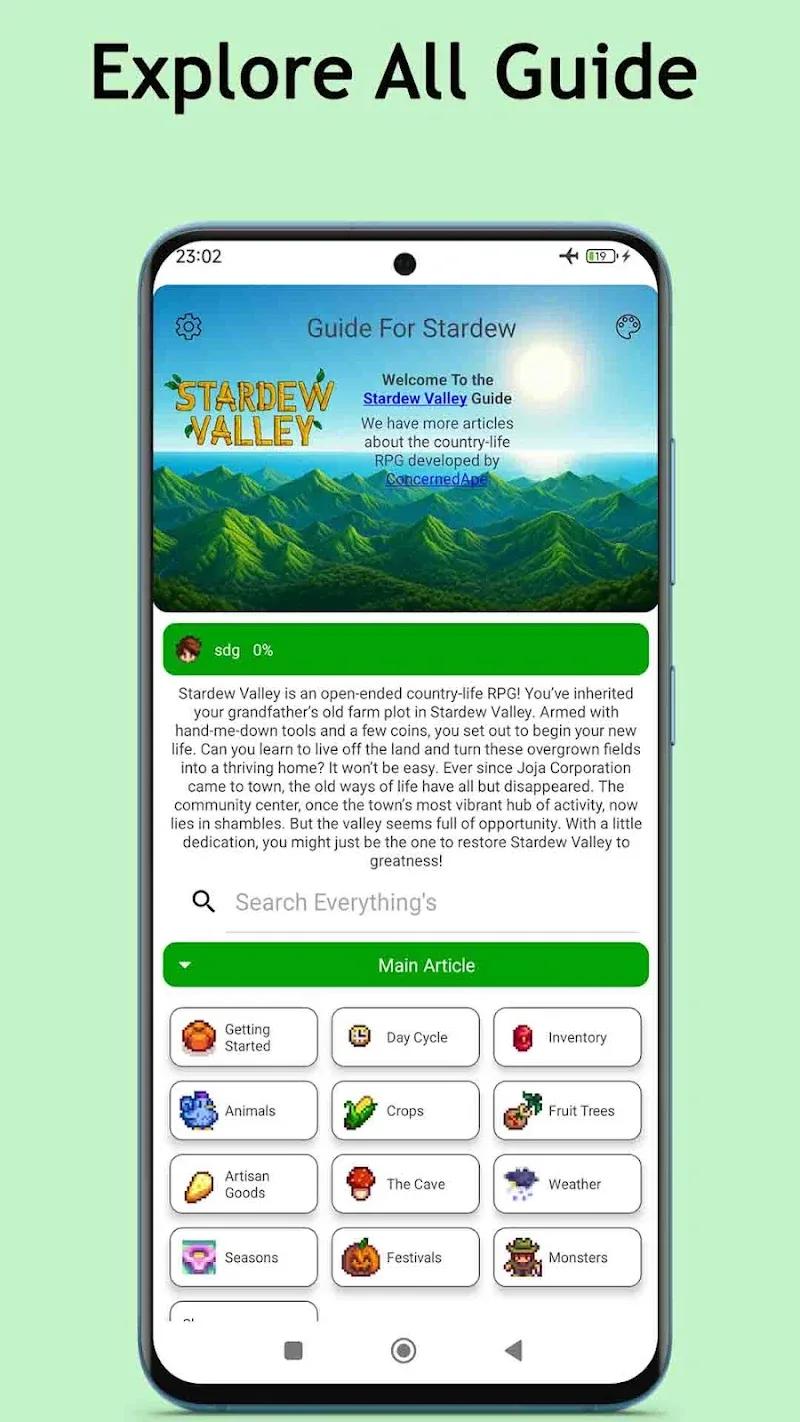 Guide For Stardew Screenshot 1