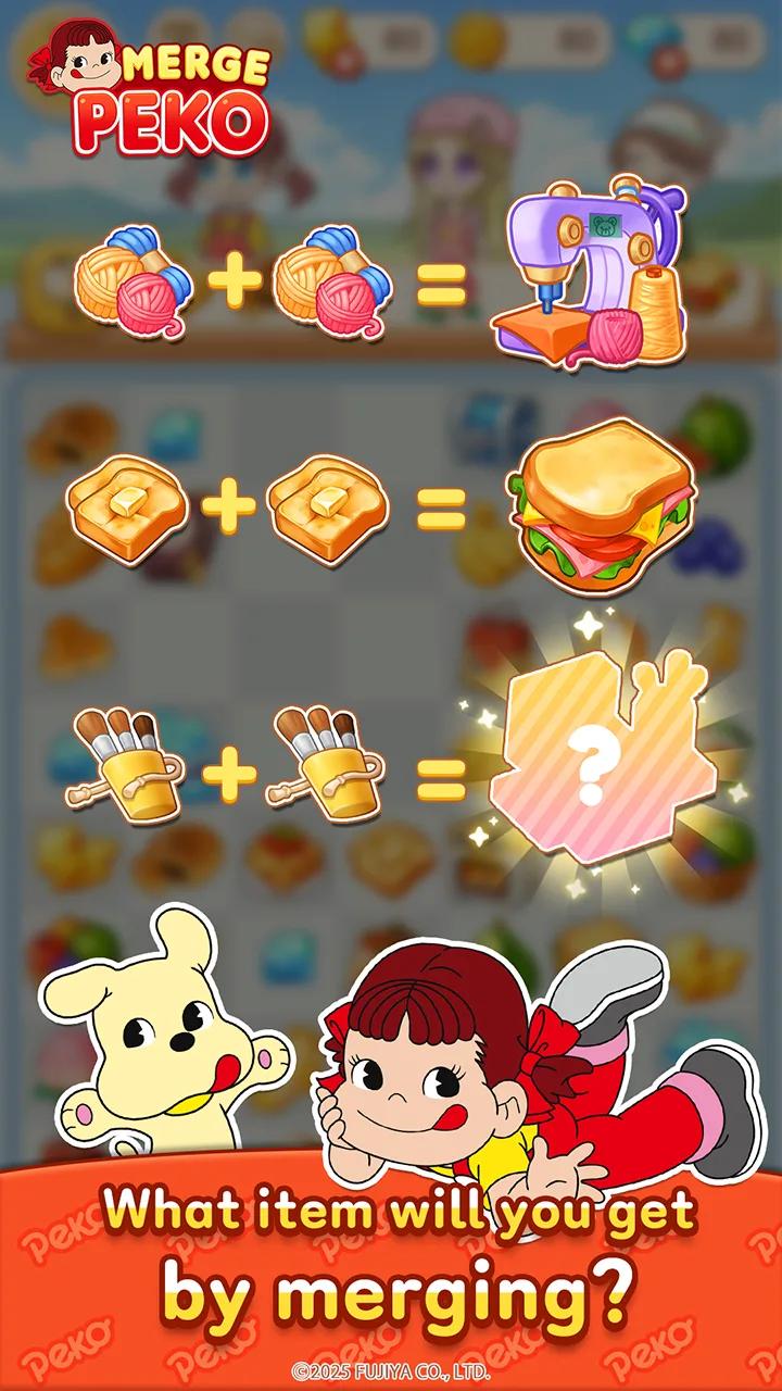 Merge Peko : Sweets World Screenshot 3