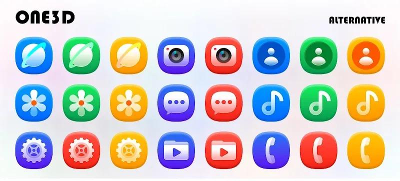 One3D - Icon Pack Screenshot 3