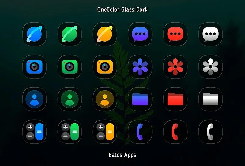 OneColor GlassDark - Icon Pack Screenshot 3