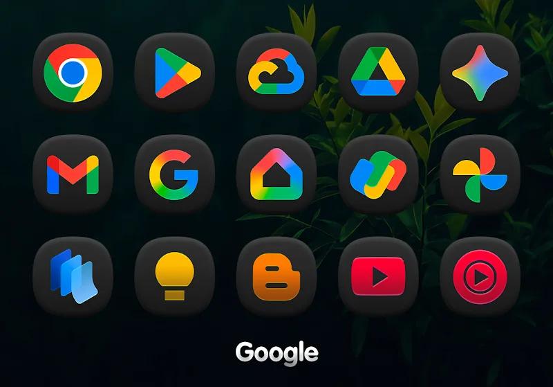 OneDark 3D - Icon Pack Screenshot 3
