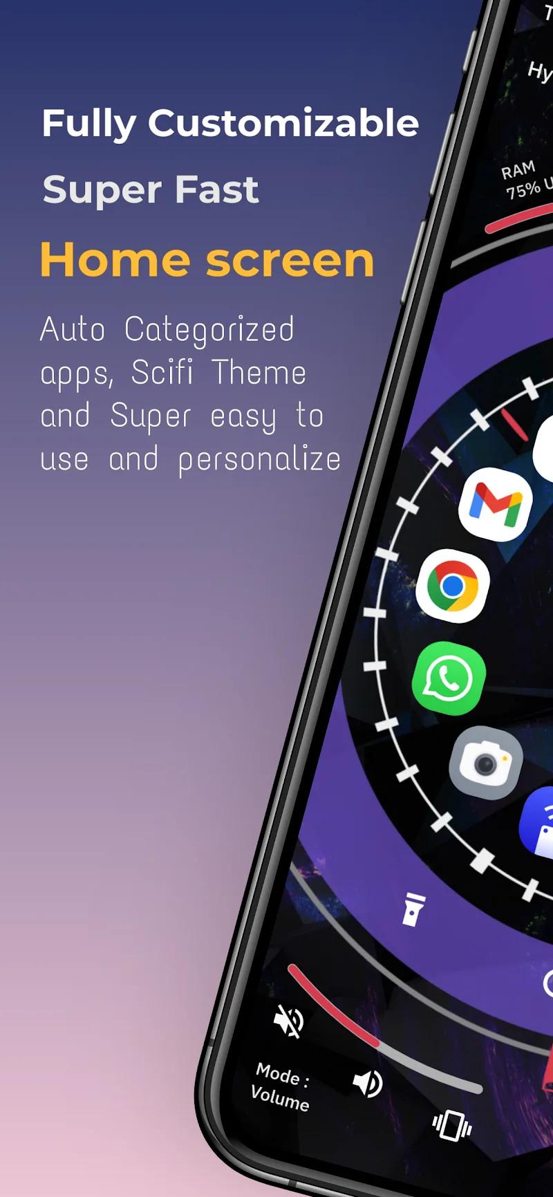 Orbit Launcher - Scifi Theme Screenshot 2