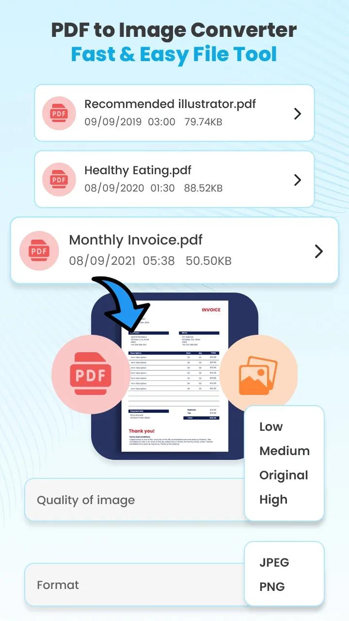PDF2IMG: PDF Converter & Tools Screenshot 2