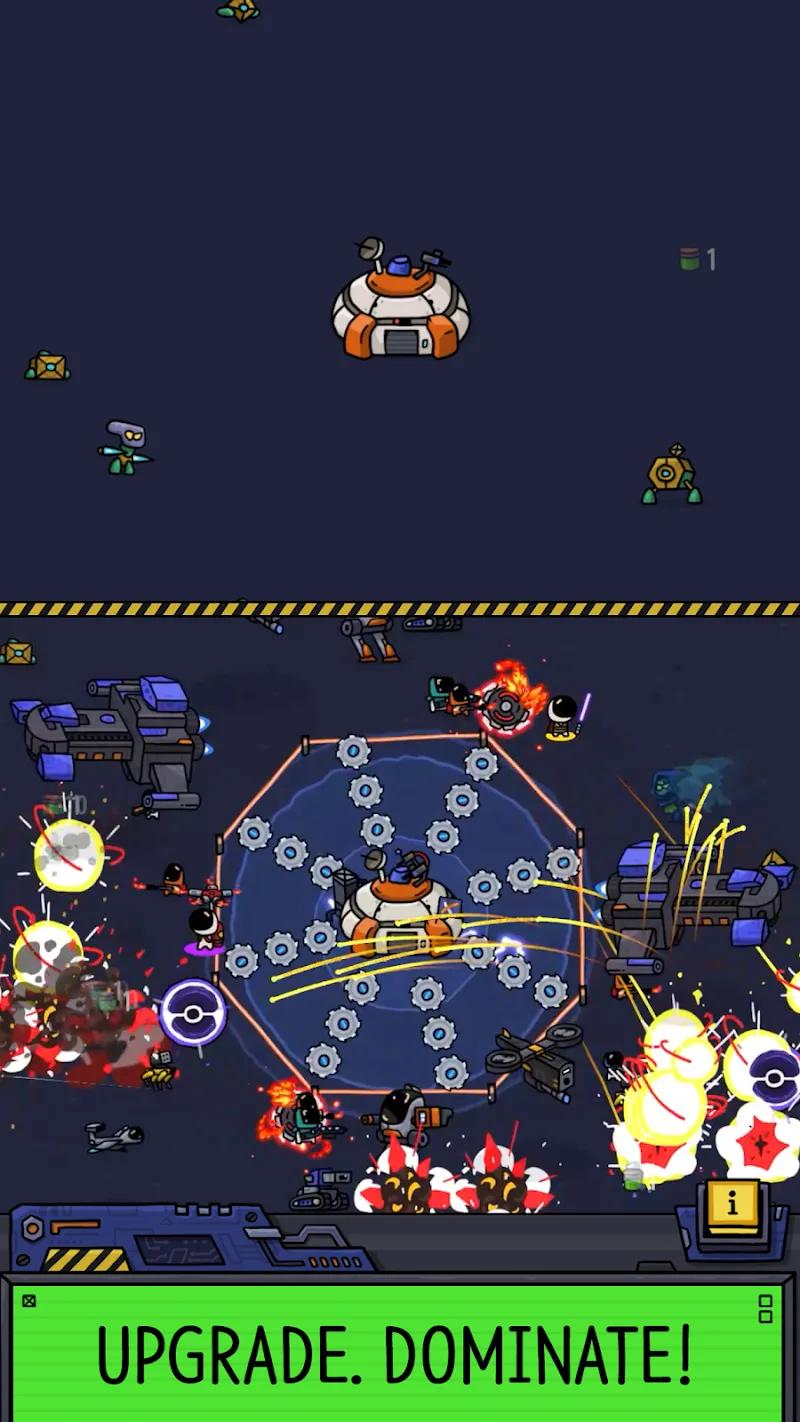 SpaceXYZ: Idle Tower Defense Screenshot 2