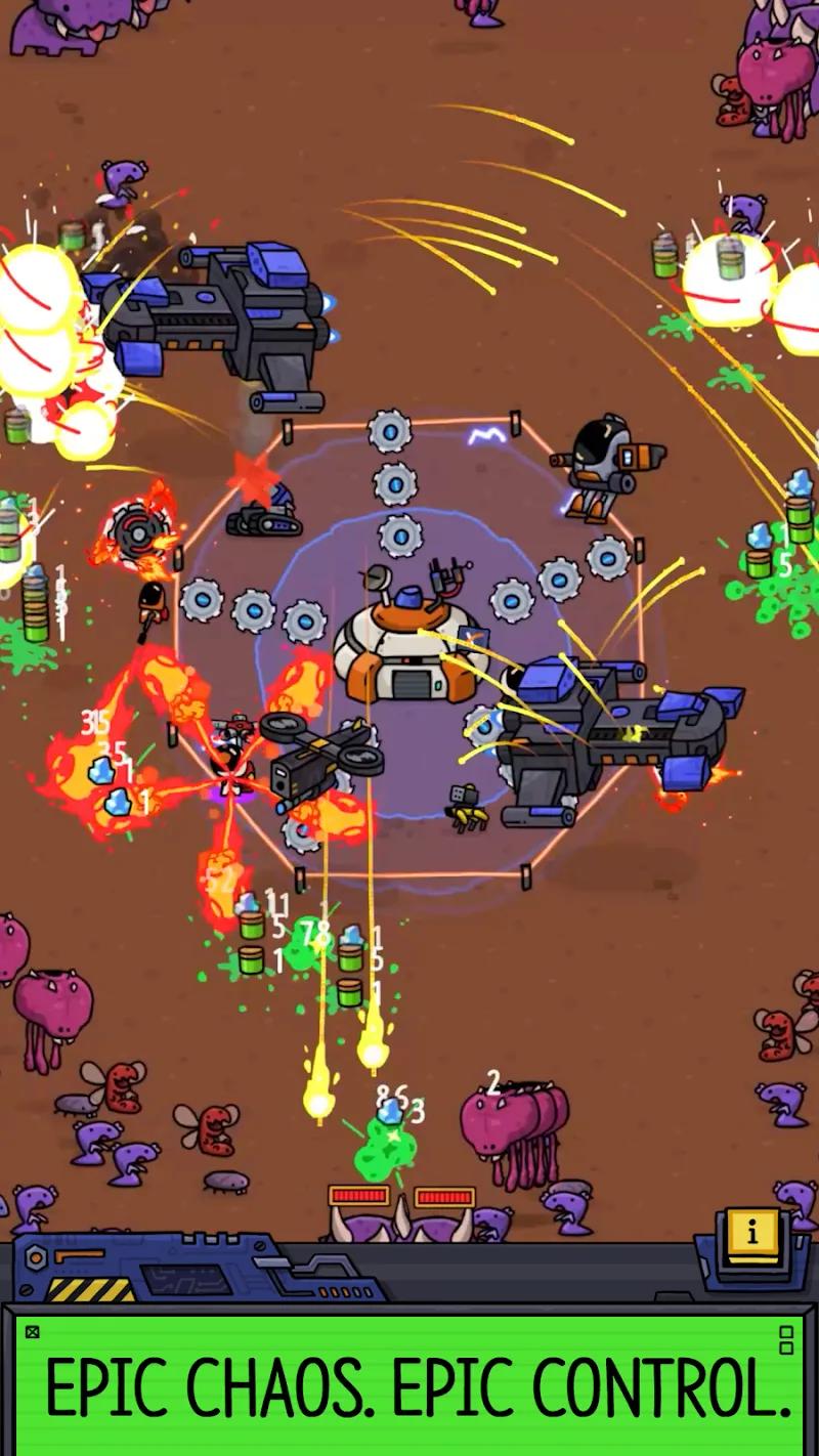SpaceXYZ: Idle Tower Defense Screenshot 4