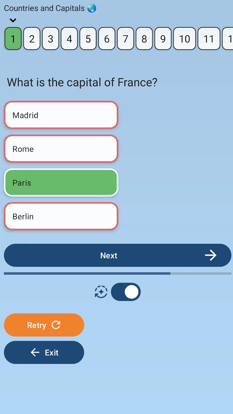 Test Maker Quiz Screenshot 2