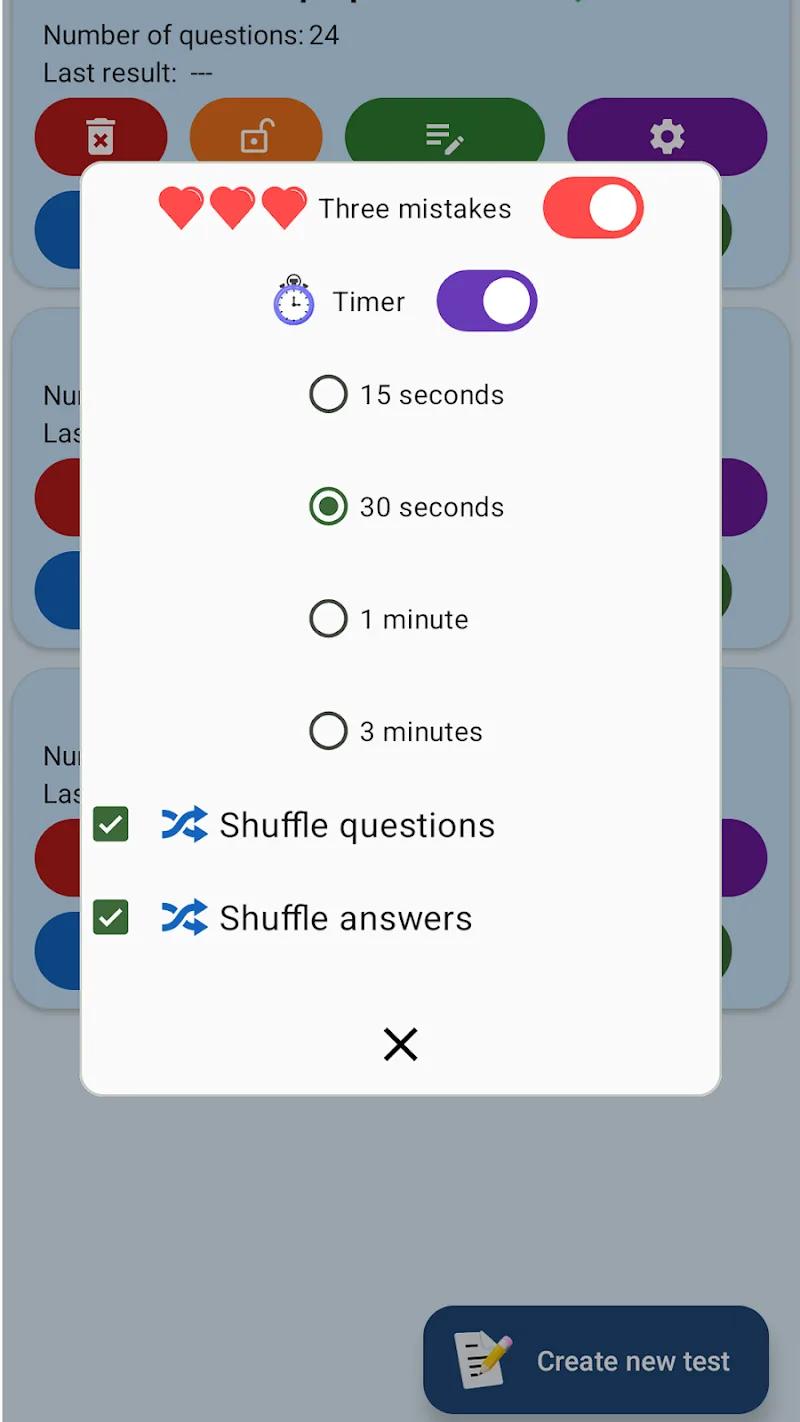 Test Maker Quiz Screenshot 4
