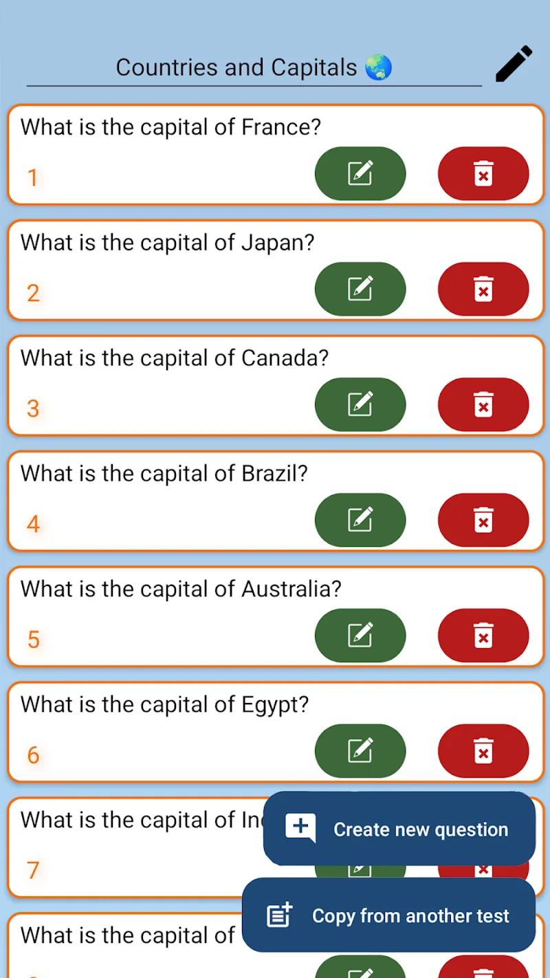 Test Maker Quiz Screenshot 5