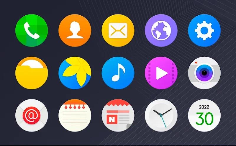TouchWiz - Icon Pack (Round) Screenshot 2