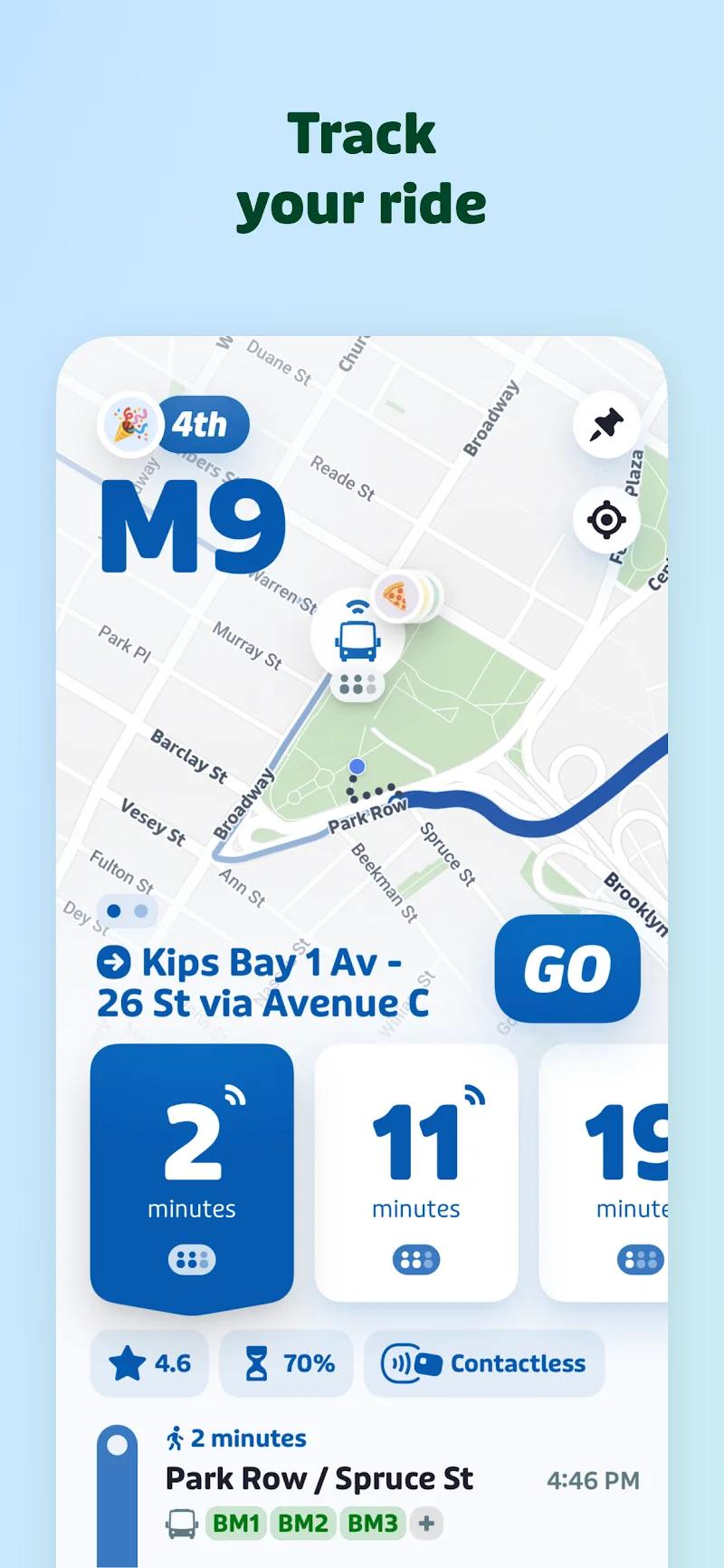 Transit Subway Bus Times Screenshot 2