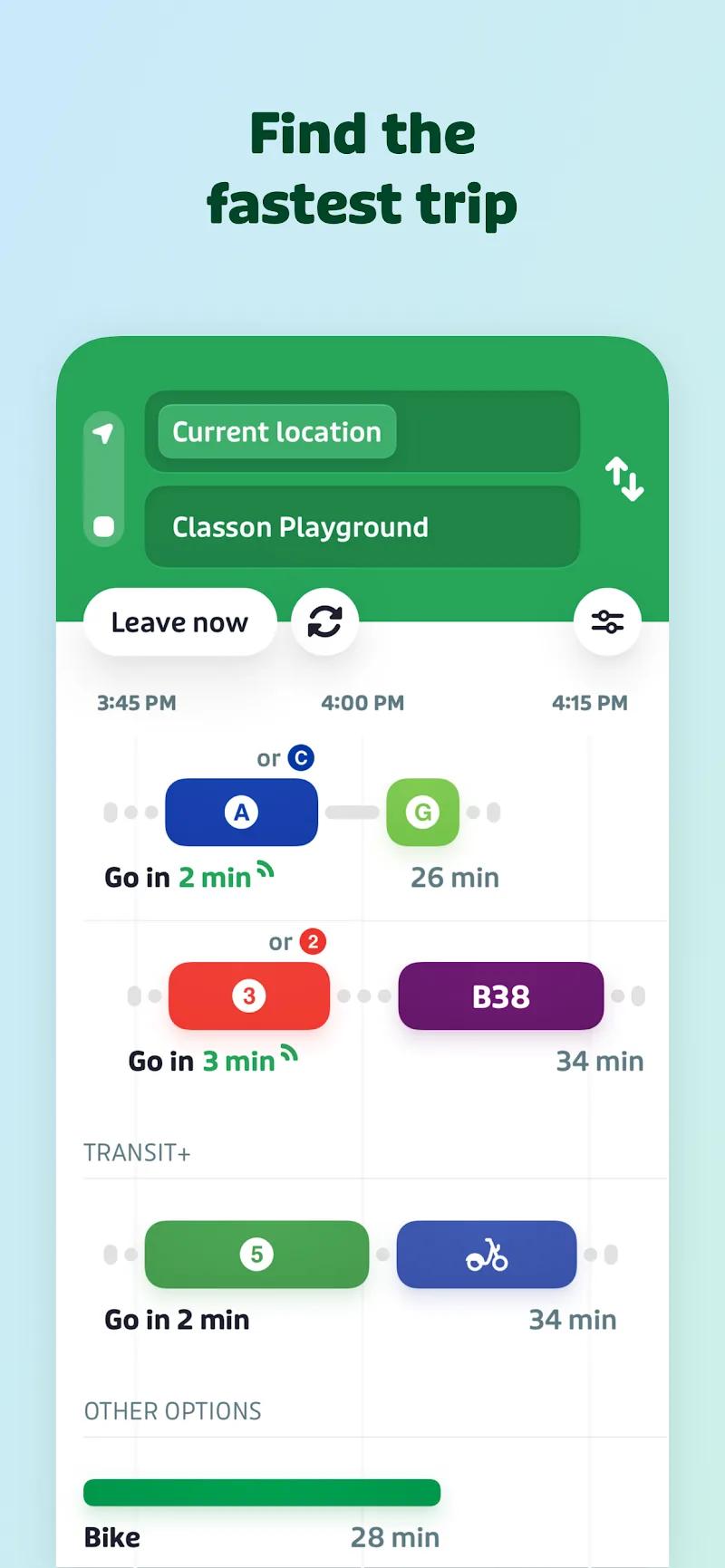 Transit Subway Bus Times Screenshot 3