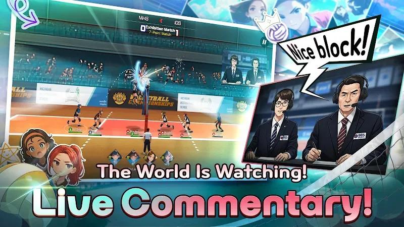 Volley Girls: Volleyball SPIKE Screenshot 1