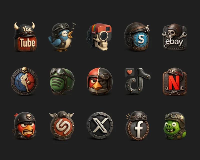 Bikerz - Icon Pack Screenshot 1