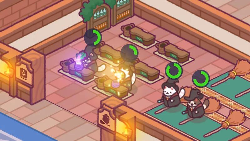 Cat Magic School : Cute Tycoon Screenshot 3