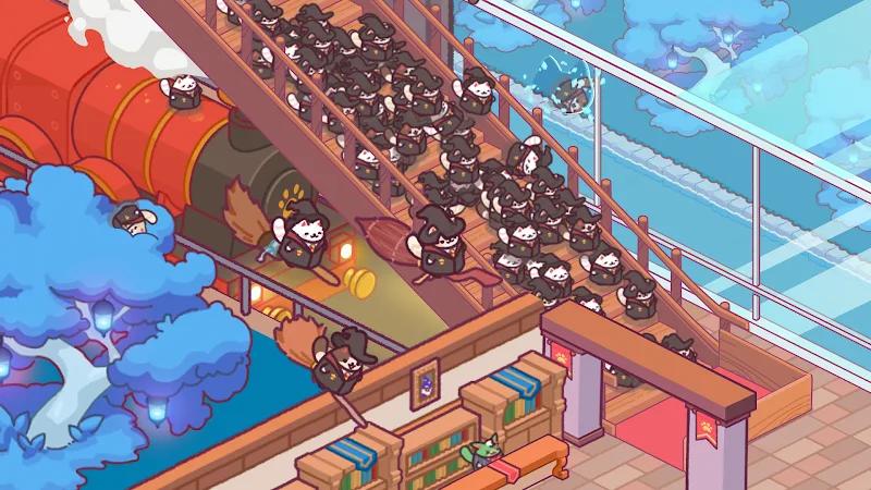 Cat Magic School : Cute Tycoon Screenshot 4