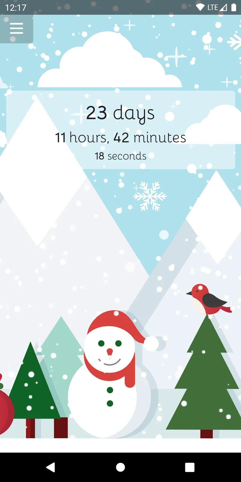 Christmas Countdown Screenshot 1