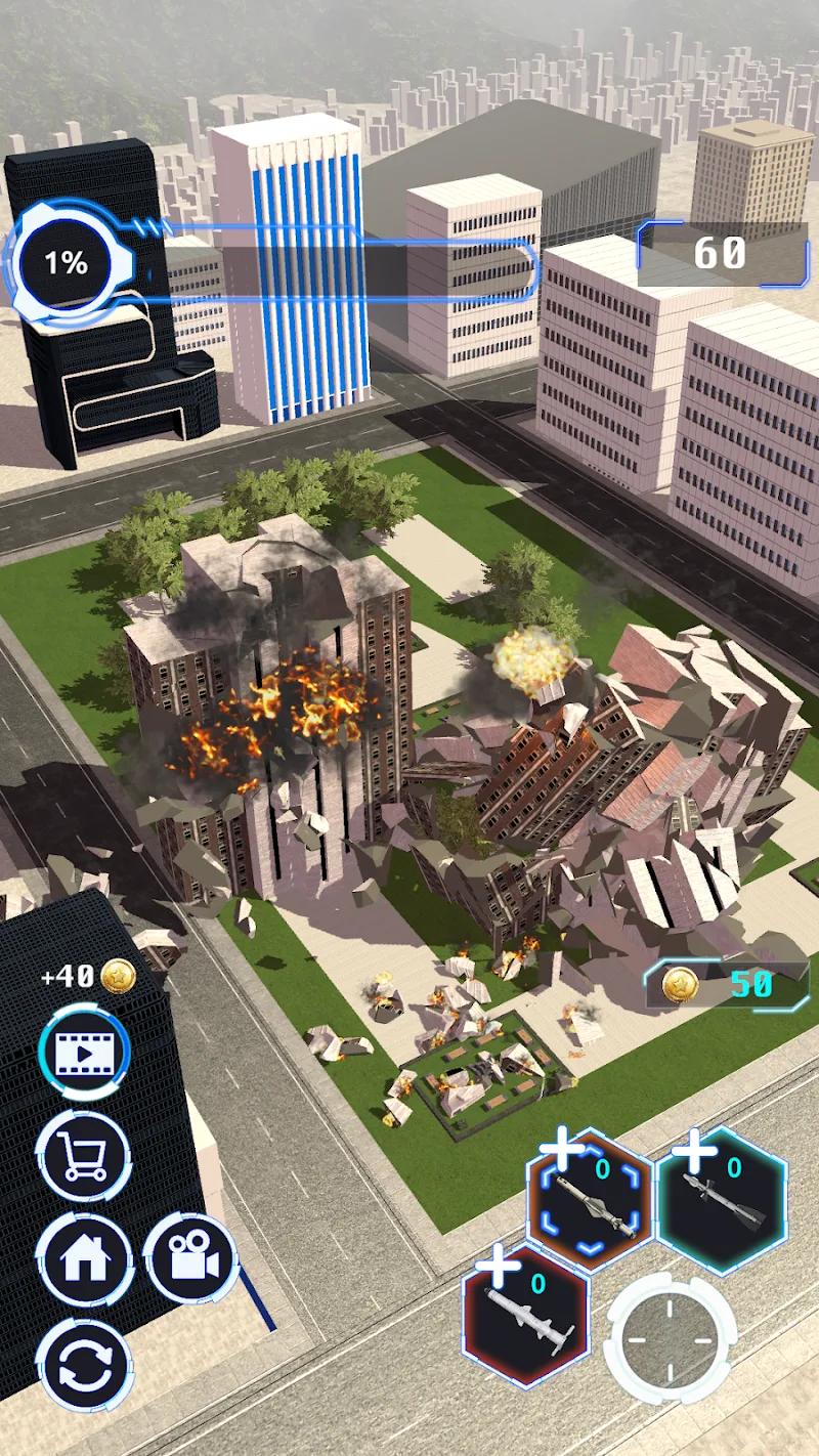 City Demolish: Rocket Smash! Screenshot 2