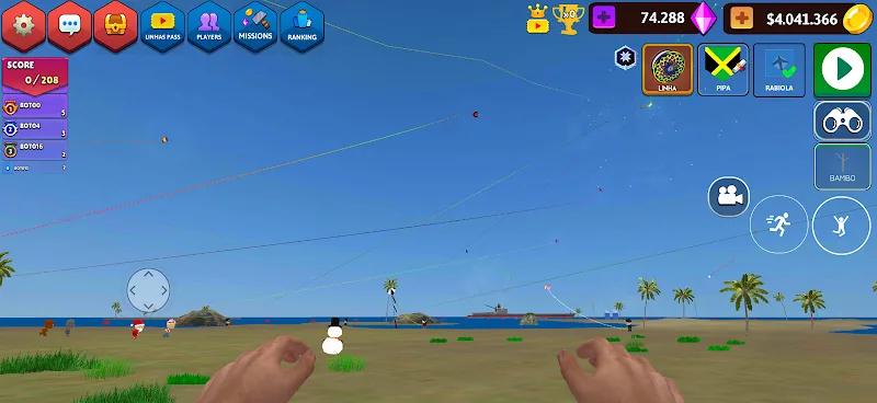 CS Diamantes Pipas: Kite Game Screenshot 4