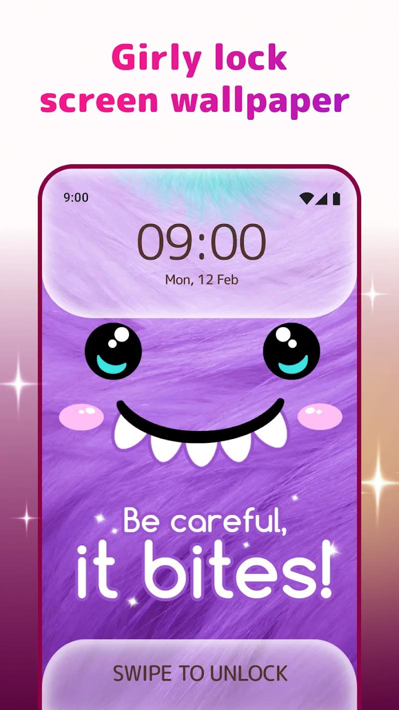 Cute Lock Screen & Wallpapers Screenshot 2