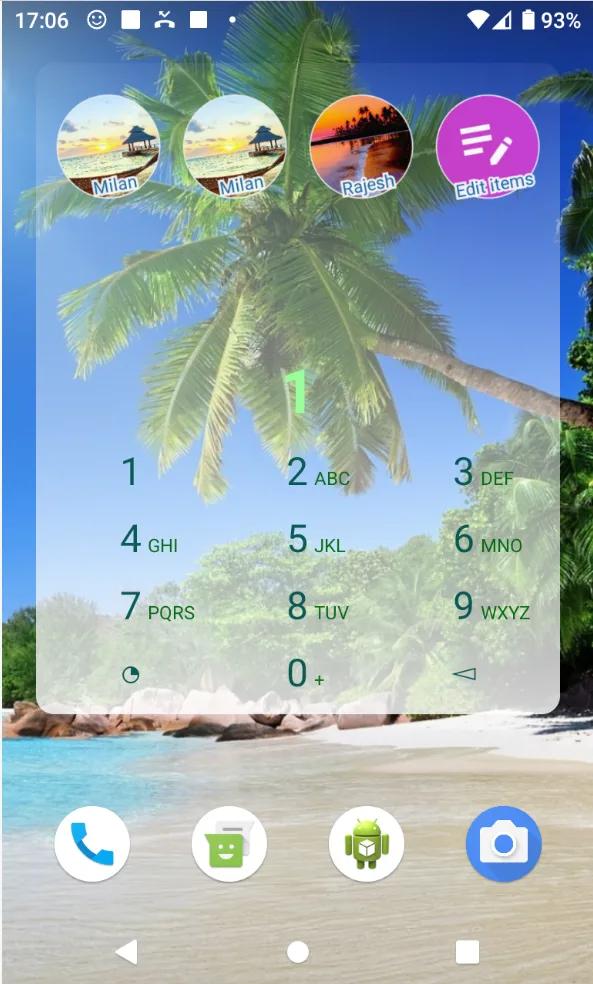 Dialer Widget Screenshot 3