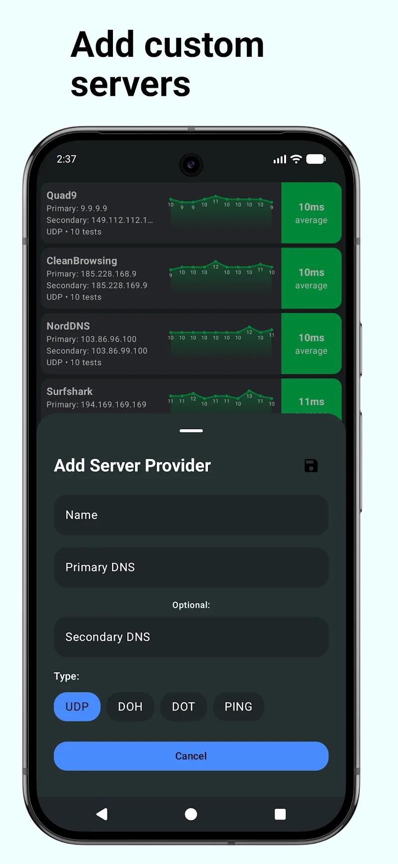 DNS Speed Test Screenshot 4