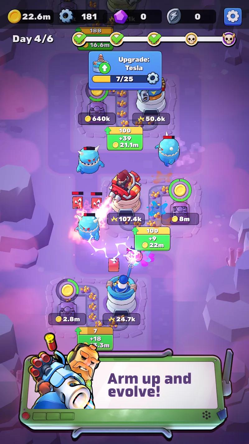 Greedy Defender: Idle Defense Screenshot 3