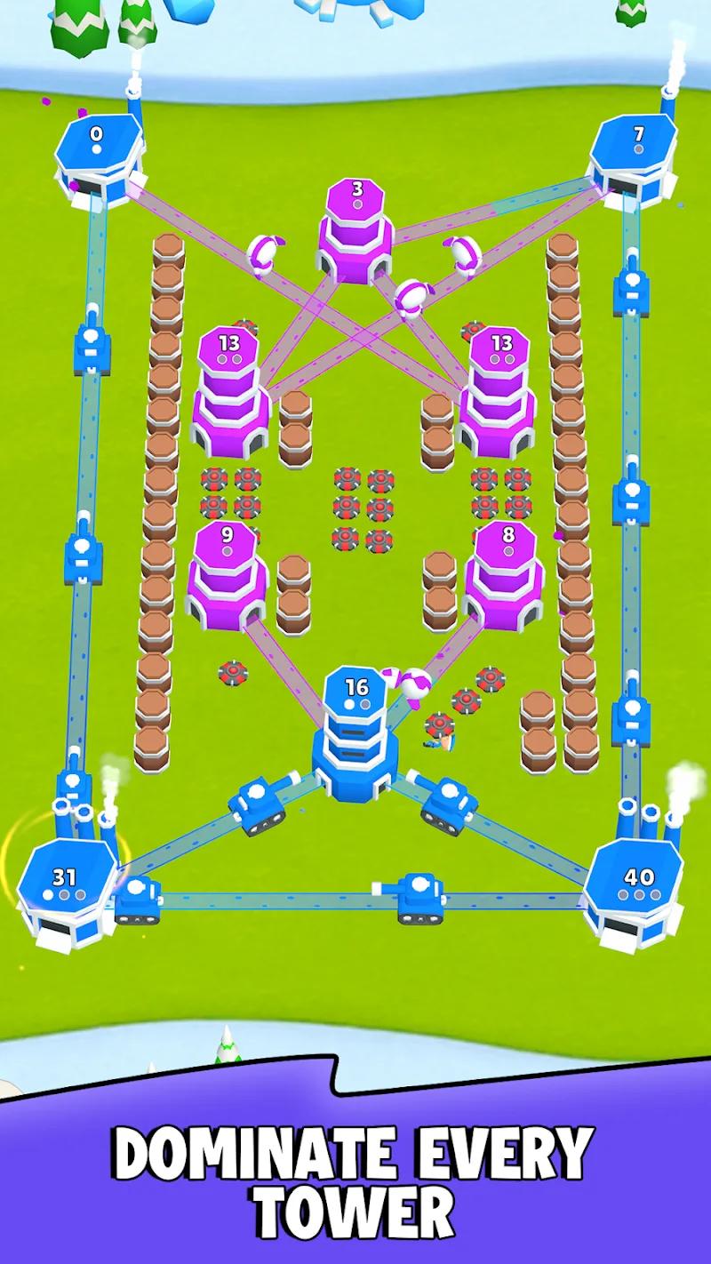 Human vs Robot: Tower war Screenshot 1