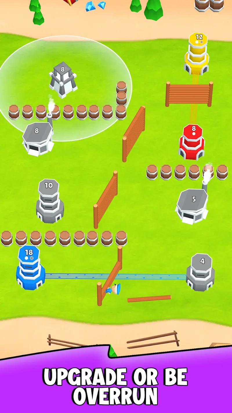 Human vs Robot: Tower war Screenshot 5