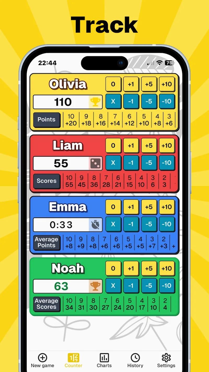 MyScoreTracker  Screenshot 2
