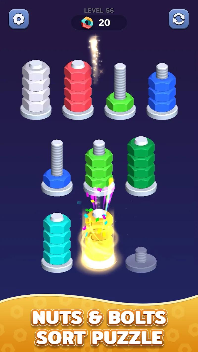 Nuts Color Sort Screenshot 2