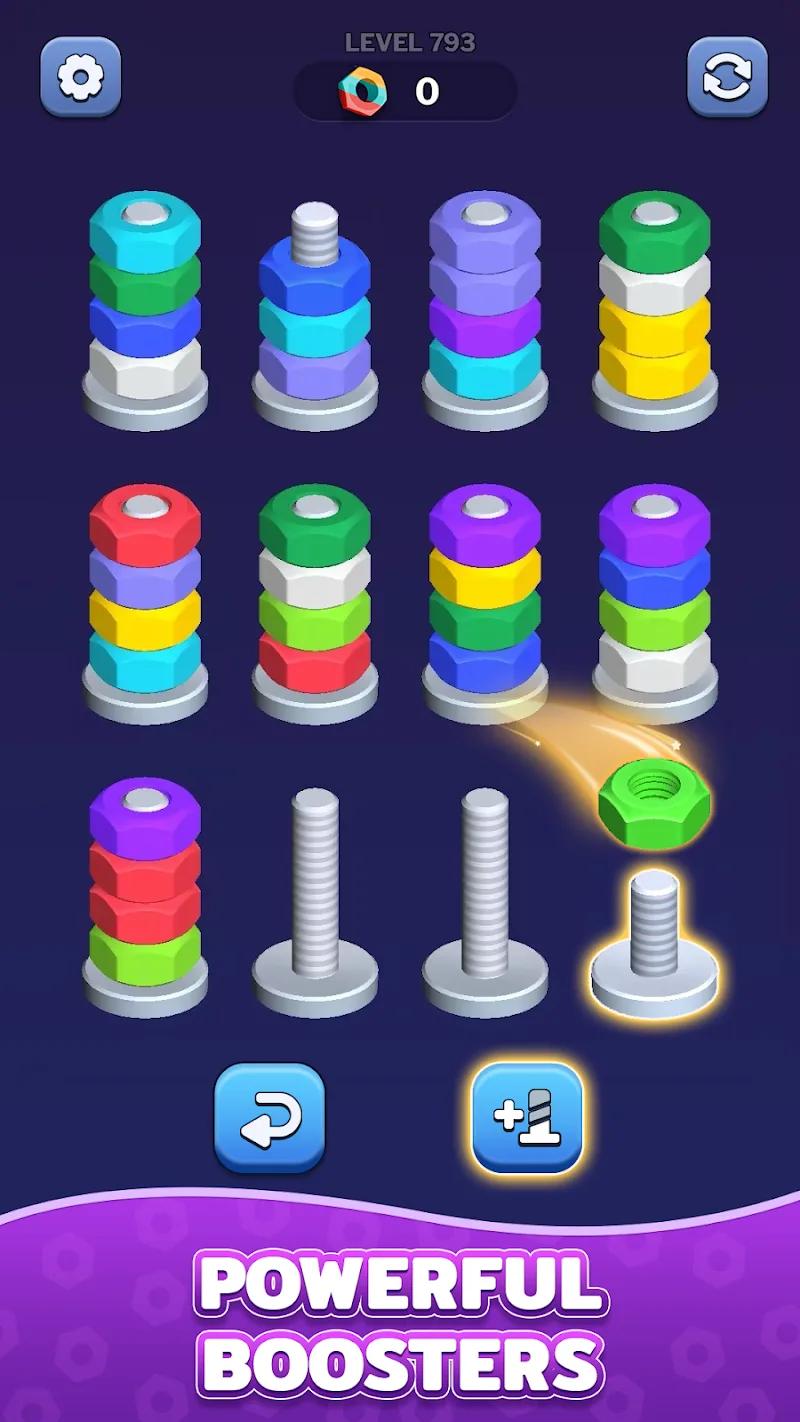 Nuts Color Sort Screenshot 3