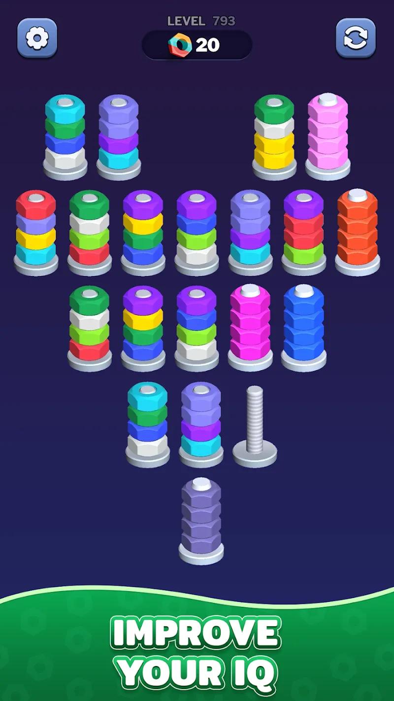Nuts Color Sort Screenshot 4