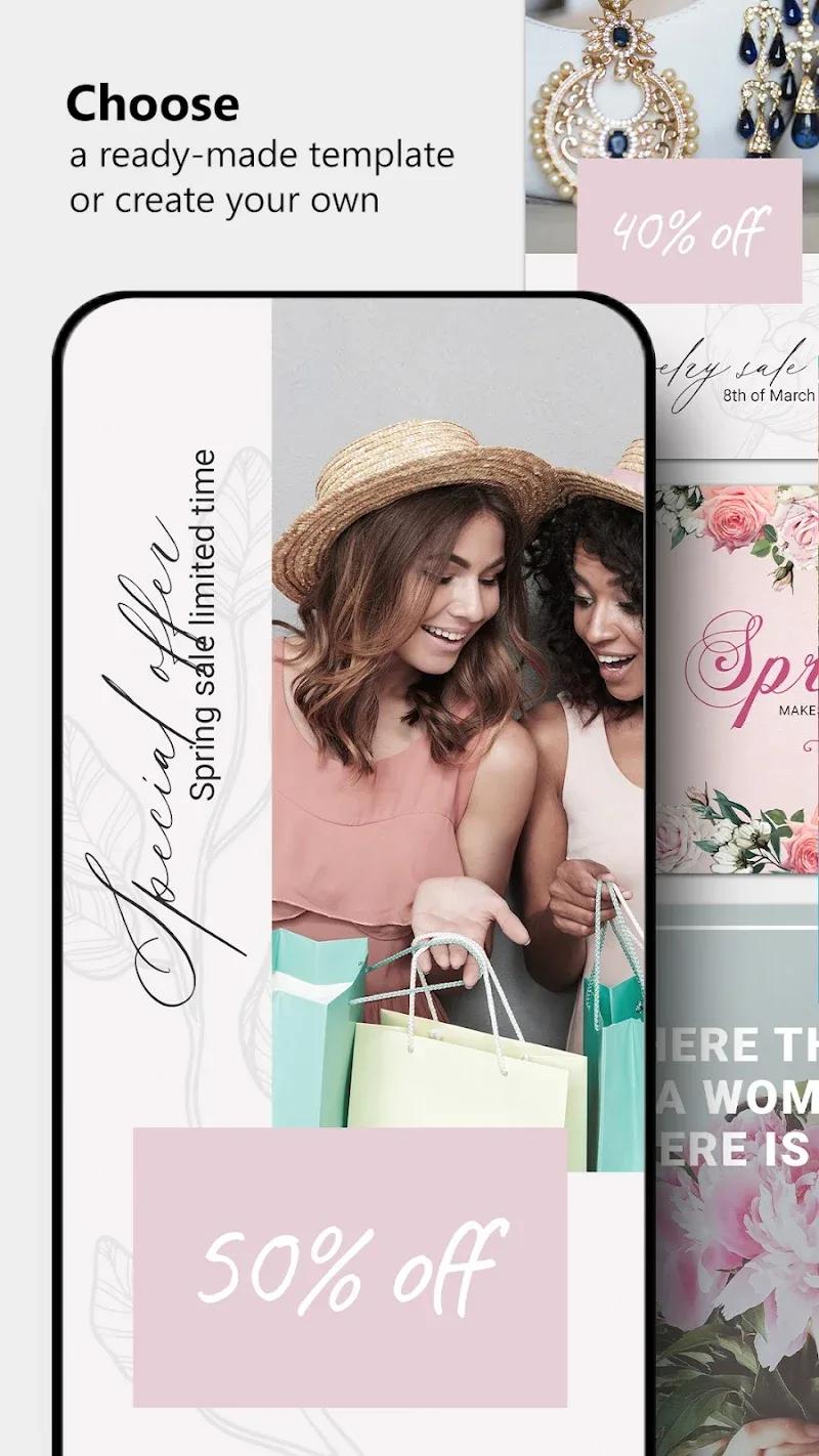 Posters Layout Templates maker Screenshot 2