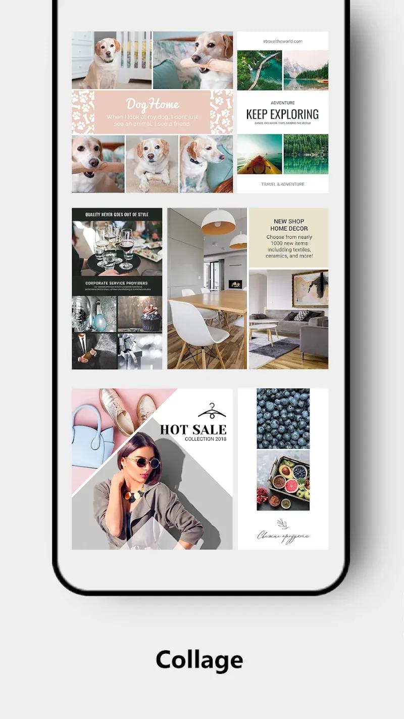 Posters Layout Templates maker Screenshot 4