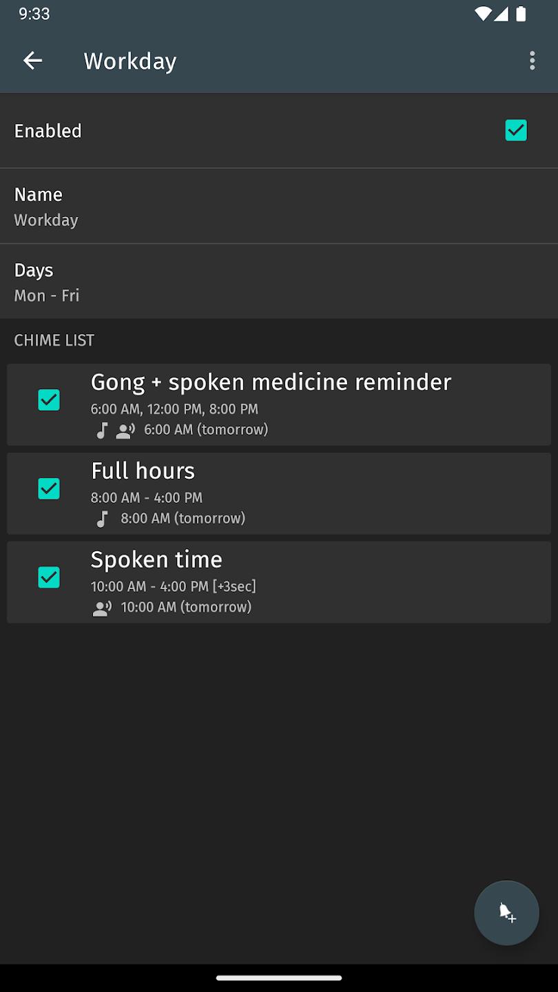 Hourly Chime Screenshot 2