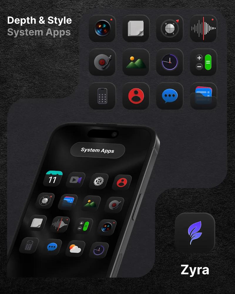 Zyra Icon Pack Screenshot 2