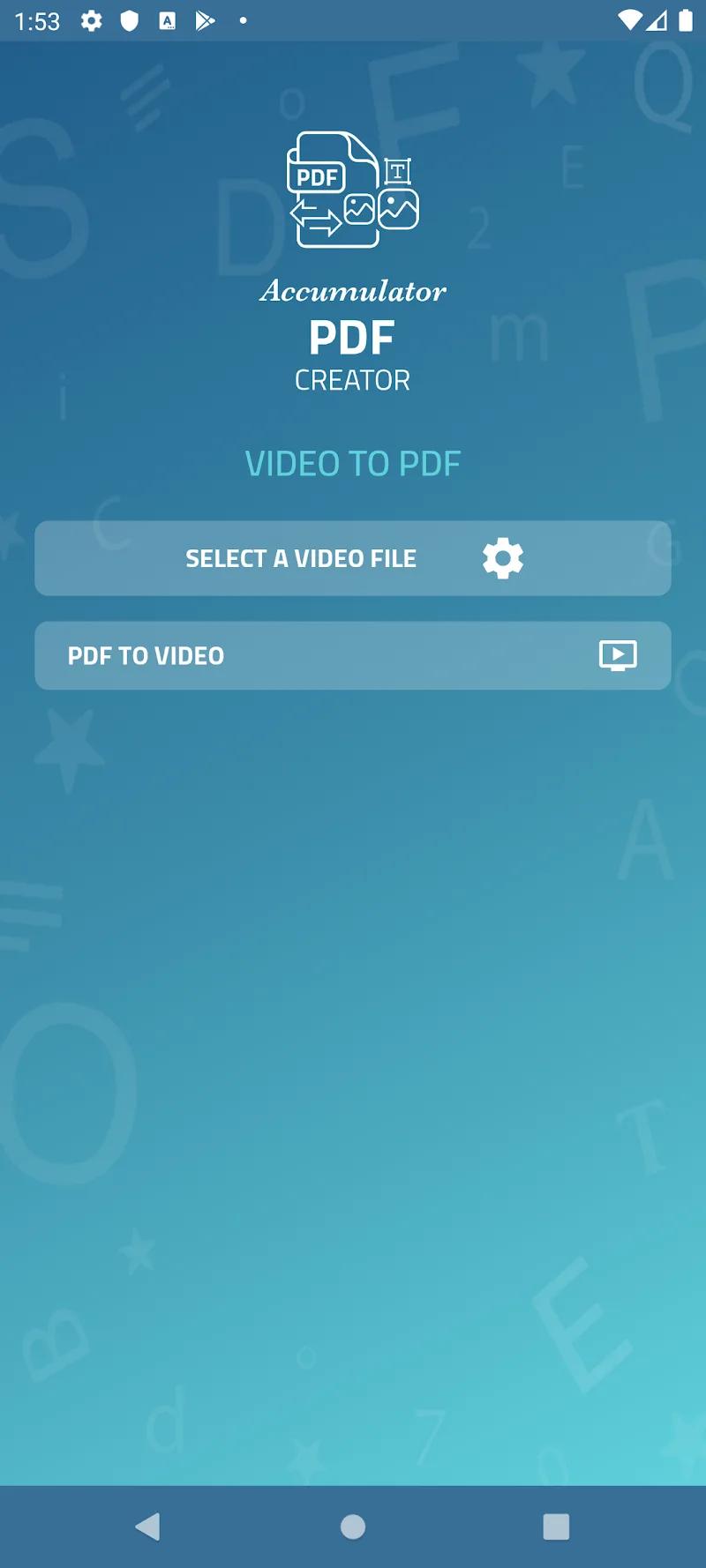 Accumulator PDF creator Screenshot 4