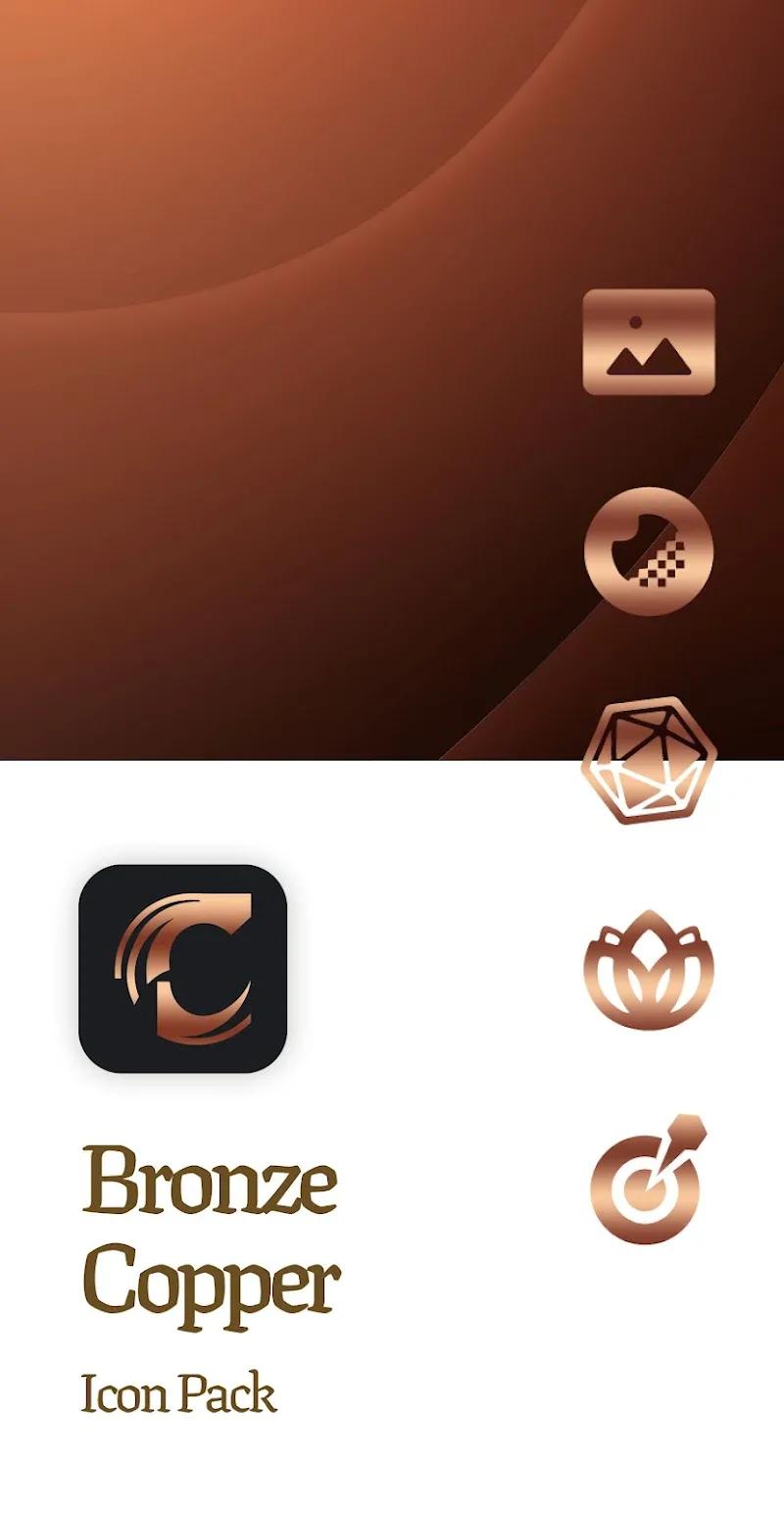 Bronze Copper Icon Pack Screenshot 5