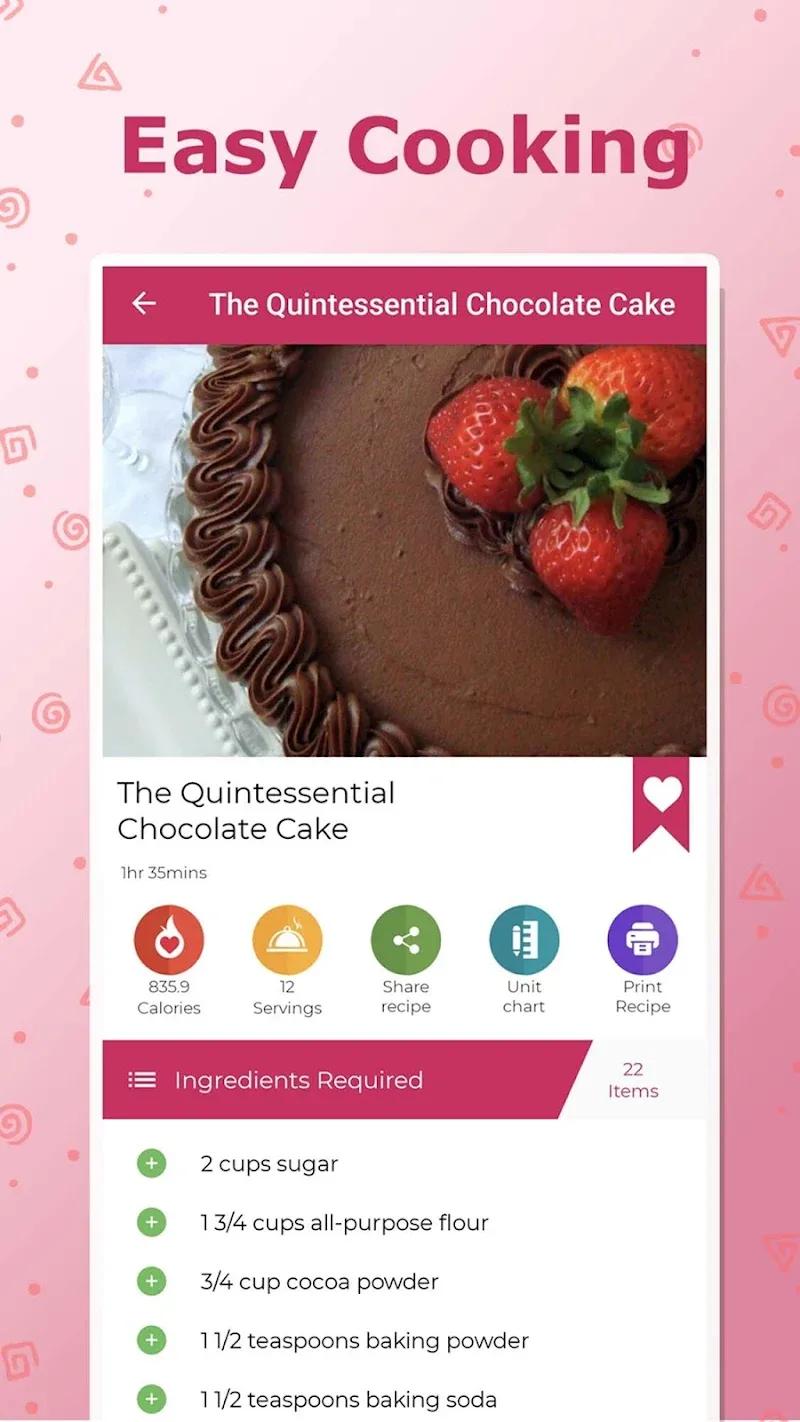 Cake recipes - Baking Cakes Screenshot 2